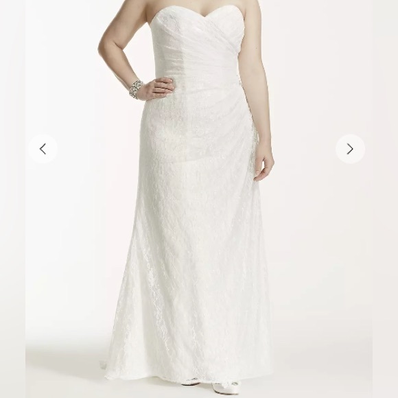 David’s bridal wedding dress (SALE) - Picture 1 of 13